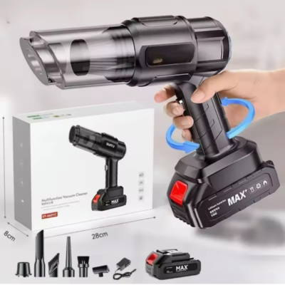 Aspirator si Suflanta Portabil 6in1 cu 2 Acumulatori 48V